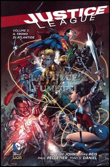 NEW 52 LIBRARY - JUSTICE LEAGUE #     3: IL TRONO DI ATLANTIDE